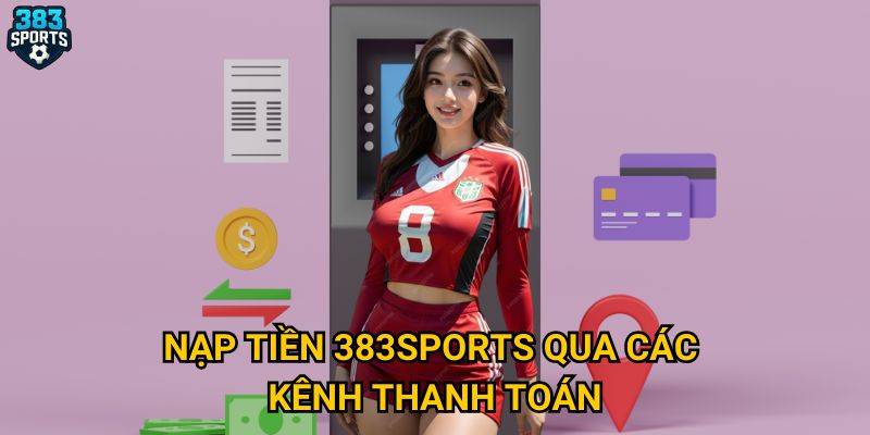Nạp tiền 383sports qua các kênh thanh toán