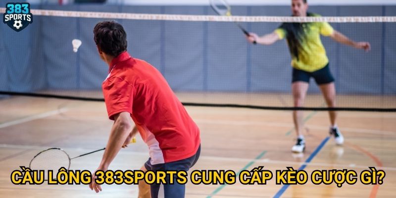 Cầu lông 383sports cung cấp kèo cược gì?